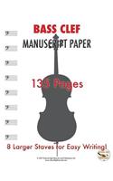 Bass Clef Manuscript Paper