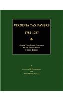 Virginia Tax Payers 1782 - 1787; Other Than Those Published by the United States Census Bureau