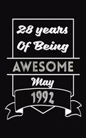 28 Years Of Being Awesome May 1992