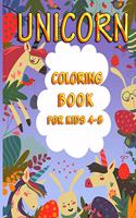 Unicorn Coloring Book for Kids 2-4