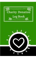 Charity Donation Log Book