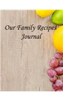 Our Family Recipes Journal