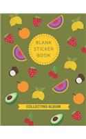 Blank Sticker Book Collecting Album