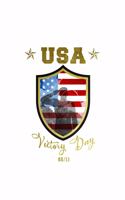 USA Victory Day: 6x9 120 pages dot grid - Your personal Diary