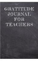 Gratitude journal for teachers