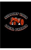 Support your local farmers: Food Journal - Track your Meals - Eat clean and fit - Breakfast Lunch Diner Snacks - Time Items Serving Cals Sugar Protein Fiber Carbs Fat - 110 pag