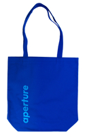 Aperture Blue Tote Bag