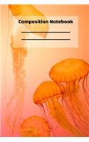 Composition Notebook: Cute Jellyfish Sea Life Ocean Themed Notebook or Journal