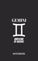 Gemini Awesome by Nature Notebook
