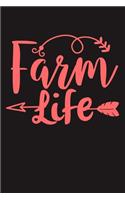 Farm Life: 100 Pages 6'' x 9'' Lined Writing Paper - Best Gift For Cooking Lover