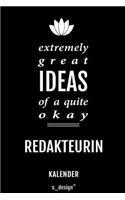 Kalender für Redakteure / Redakteur / Redakteurin