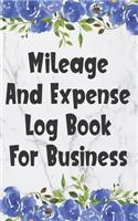 Mileage And Expense Log Book For Business