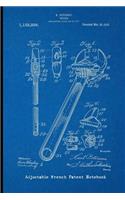 Adjustable Wrench Patent Notebook