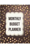 Monthly Budget Planner: Budget Planning, Planner Journal Notebook Finance Planner Money Organizer Debt Tracker