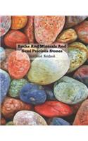 Rocks and Minerals and Semi Precious Stones Sketchbook Notebook