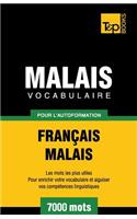 Vocabulaire français-malais pour l'autoformation. 7000 mots