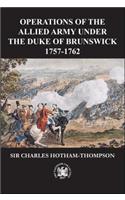 Operations of the Allied Army Under the Duke of Brunswick