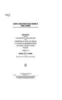 Lessons learned from welfare reforms in other countries: hearing before the Subcommittee on Human Resources of the Committee on Ways and Means