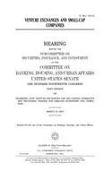 Venture exchanges and small-cap companies