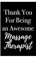 Thank You For Being an Awesome Massage Therapist