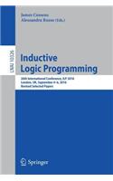 Inductive Logic Programming: 26th International Conference, Ilp 2016, London, Uk, September 4-6, 2016, Revised Selected Papers