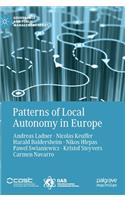 Patterns of Local Autonomy in Europe