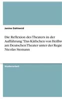 Die Reflexion des Theaters in der Aufführung 