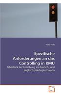 Spezifische Anforderungen an das Controlling in KMU