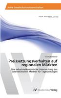 Preissetzungsverhalten auf regionalen Märkten