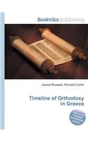 Timeline of Orthodoxy in Greece: (English)