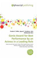 Genie Award for Best Performance by an Actress in a Leading Role: (English)