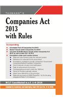 Companies Act 2013 With Rules (Paperback Pocket Edition)