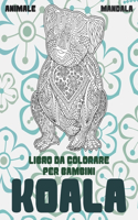 Libro da colorare per bambini - Mandala - Animale - Koala