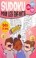 Sudoku pour les enfants 4x4-6x6-9x9 dès 6 ans