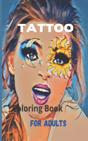 Tattoo Coloring Book For Adults