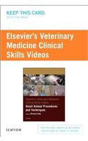 Cote's Veterinary Medicine Clinical Skills Videos (Access Card)