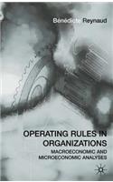 Operating Rules in Organizations