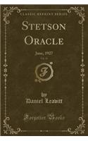 Stetson Oracle, Vol. 15: June, 1927 (Classic Reprint)