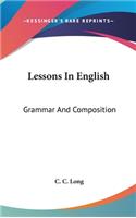 Lessons In English