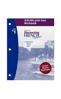 Discovering French Nouveau: Lesson Review Bookmarks Bleu Level 1