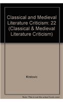 Classical and Medieval Literature Criticism