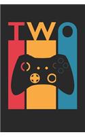 Gaming Notebook for 2 Year Old Boys and Girls - Vintage Gaming Journal - 2nd Birthday Gift for Gamer Diary: Medium College-Ruled Journey Diary, 110 page, Lined, 6x9 (15.2 x 22.9 cm)