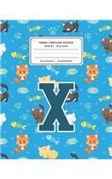 Primary Composition Notebook Grades K-2 Story Journal X