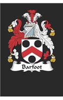 Barfoot: Barfoot Coat of Arms and Family Crest Notebook Journal (6 x 9 - 100 pages)