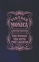 Vintage Monica Limited Edition the Woman the Myth the Legend