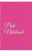 Pink Notebook: Girls Notebook Blank Lined Journal