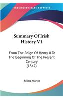 Summary Of Irish History V1