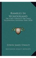 Rambles In Wonderland