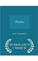 Poems - Scholar's Choice Edition