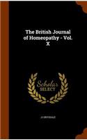 The British Journal of Homeopathy - Vol. X